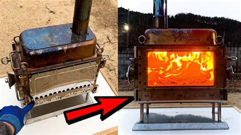 homemade wood stove secondary combustion